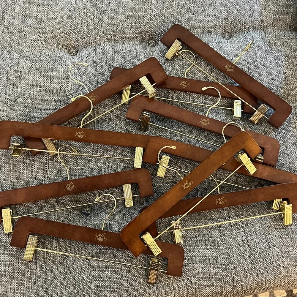 Vintage Wooden Hangers from iconic Lord & Taylor department store. 10 hangers!